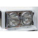 Stainless Steel Headlight Backings Short Pair To Suit Western Star 4800 2008 Onward