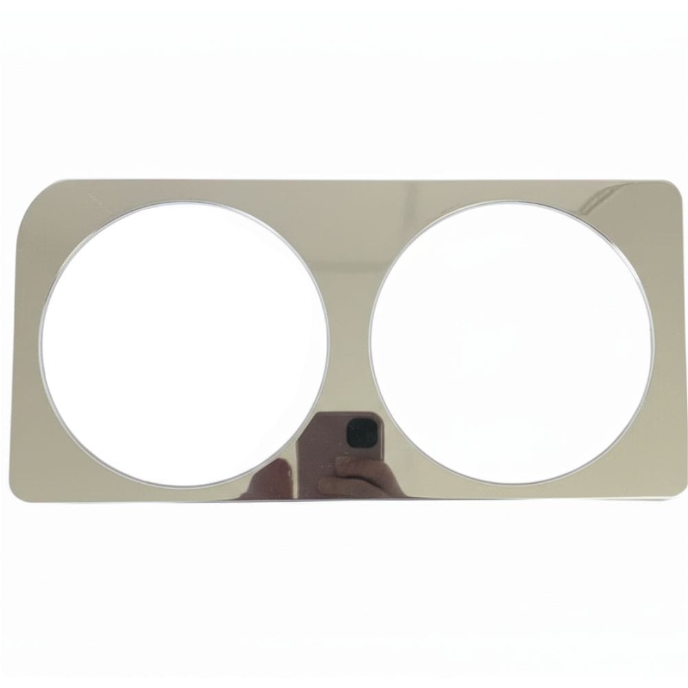 Stainless Steel Headlight Backings Short Pair To Suit Western Star 4800 2008 Onward