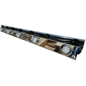 Stainless Steel Wing Extensions Clear/Red/Blue 7/14 Torpedo LED Pair To Suit Western Star 4800/4900