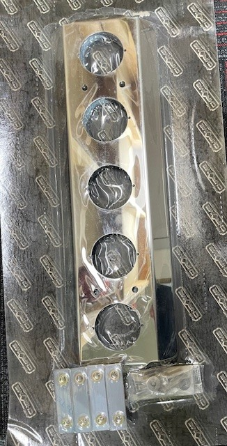 Stainless Steel Air Box Light Housing (No Lights) To Suit Western Star