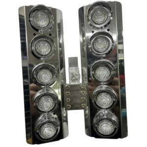 Stainless Steel Air Box Light Clear To Suit Western Star