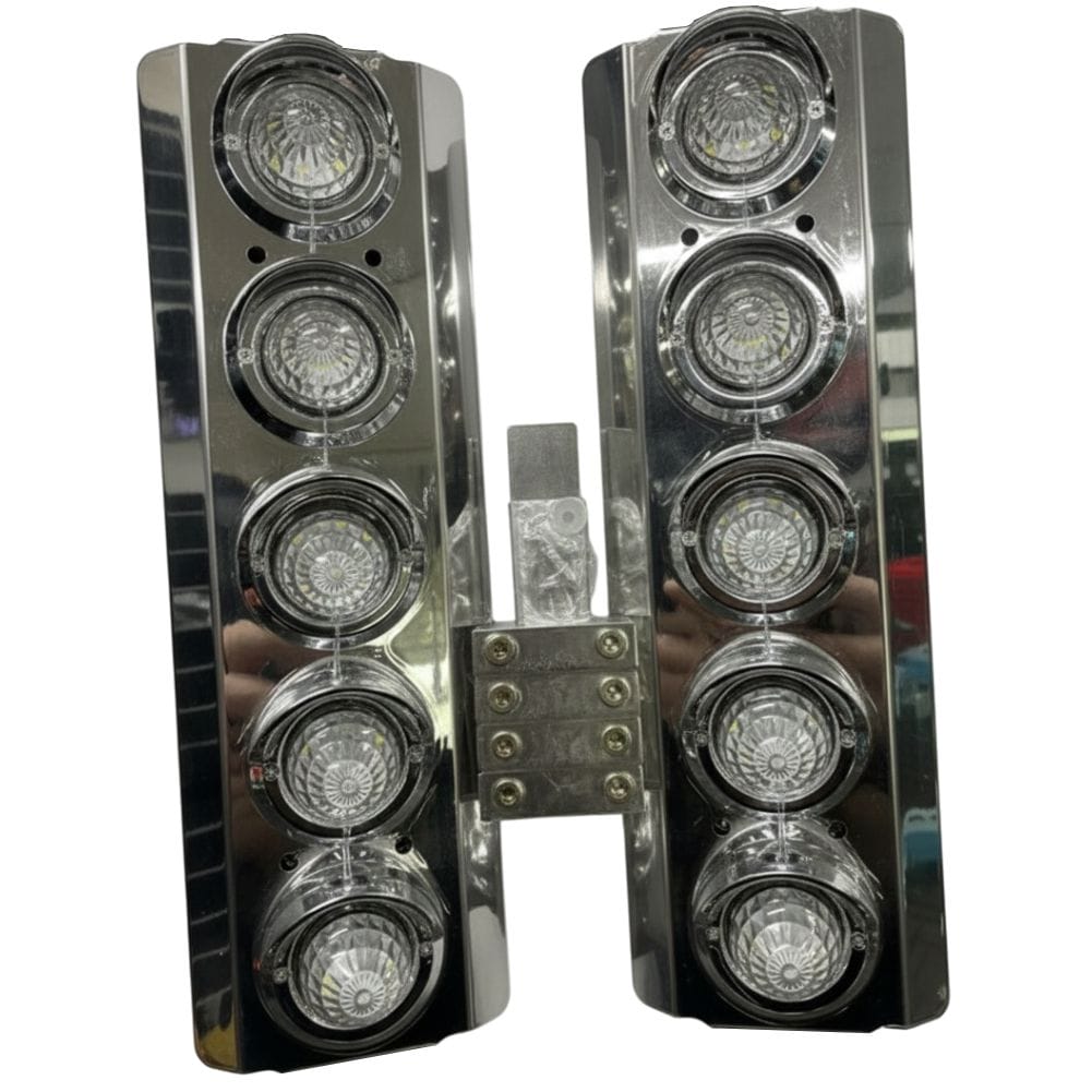 Stainless Steel Air Box Light Clear To Suit Western Star