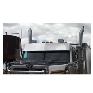 Stainless Steel Sun Visor 10 Inch Boltless To Suit Western Star Constellation