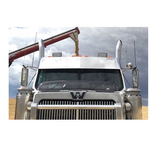Stainless Steel Sun Visor 10 Inch Boltless To Suit Western Star Constellation