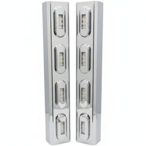 LED Light Mirror Bracket Clear Universal Pair