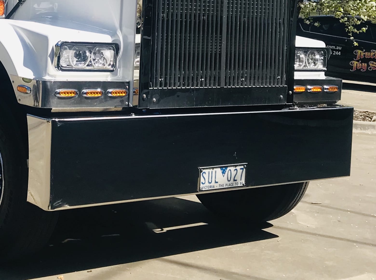 Stainless Steel Bumper Bar 18 Inch Curved End