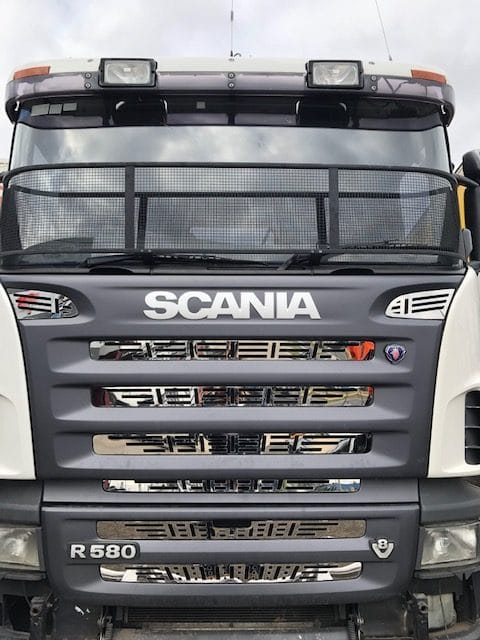 Stainless Steel Grill Kit To Suit Scania R Cab