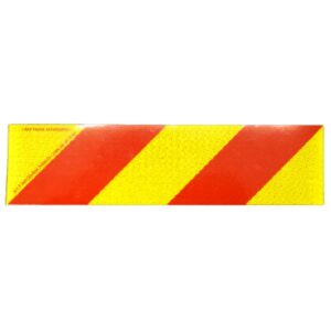 Marker Yellow/Red 400X100 Sticker Class 1 Left
