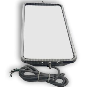 SS W/Coast Mirror Head Clear 12V LED
