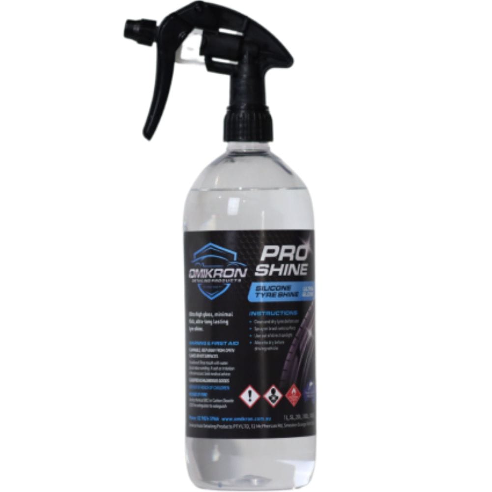 Pro Shine Silicone Tyre Shine 1L with Black Trigger