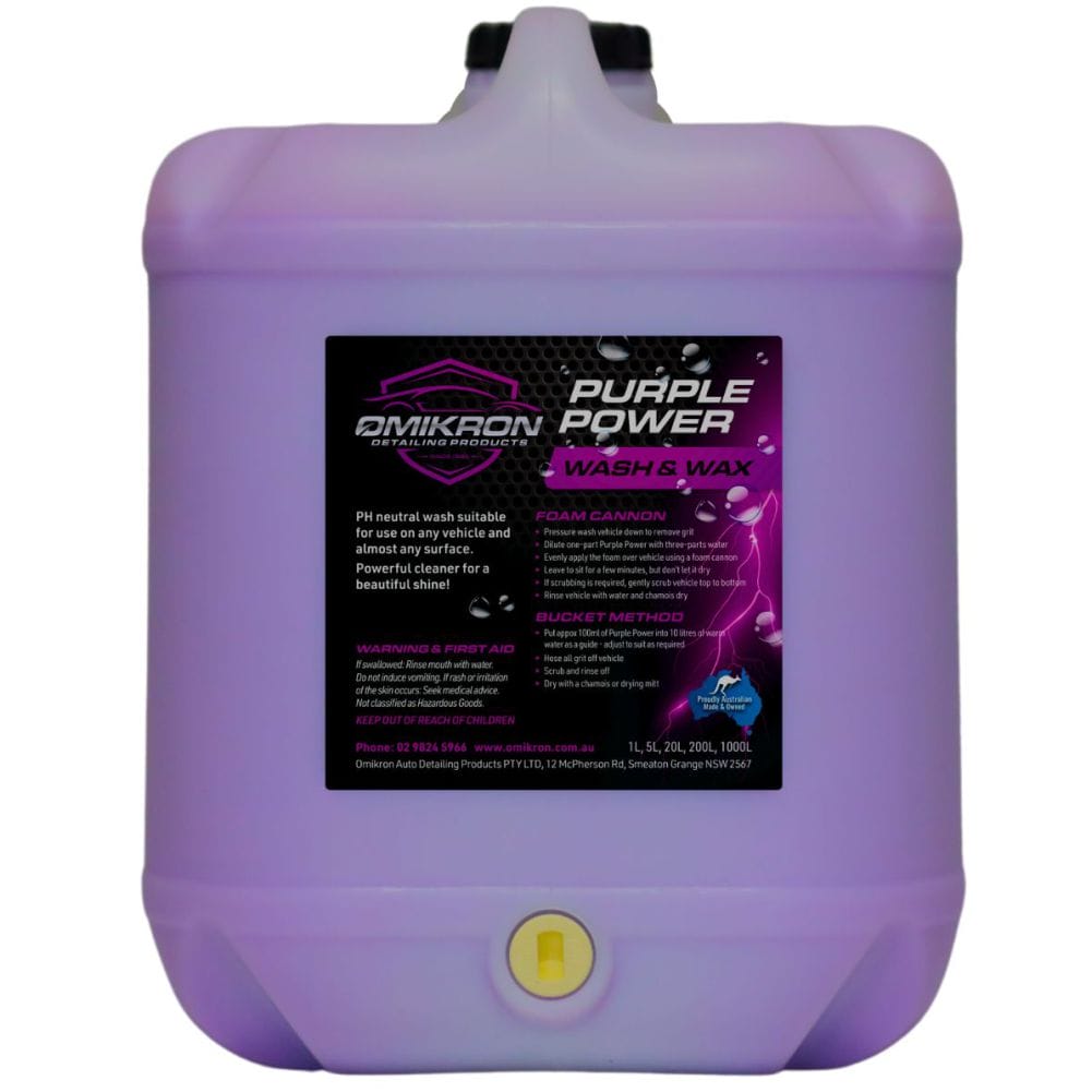 Purple Power Wash & Wax 20L