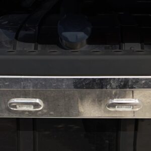 Stainless Steel Tank Skirt Round 510MM Amber 2 LED’s Single