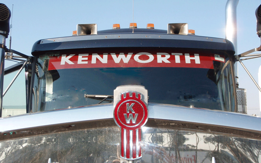 Decal Kenworth 1250mm Long To Suit Kenworth Cab Over