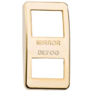 Switch Cover Gold Mirror Defog