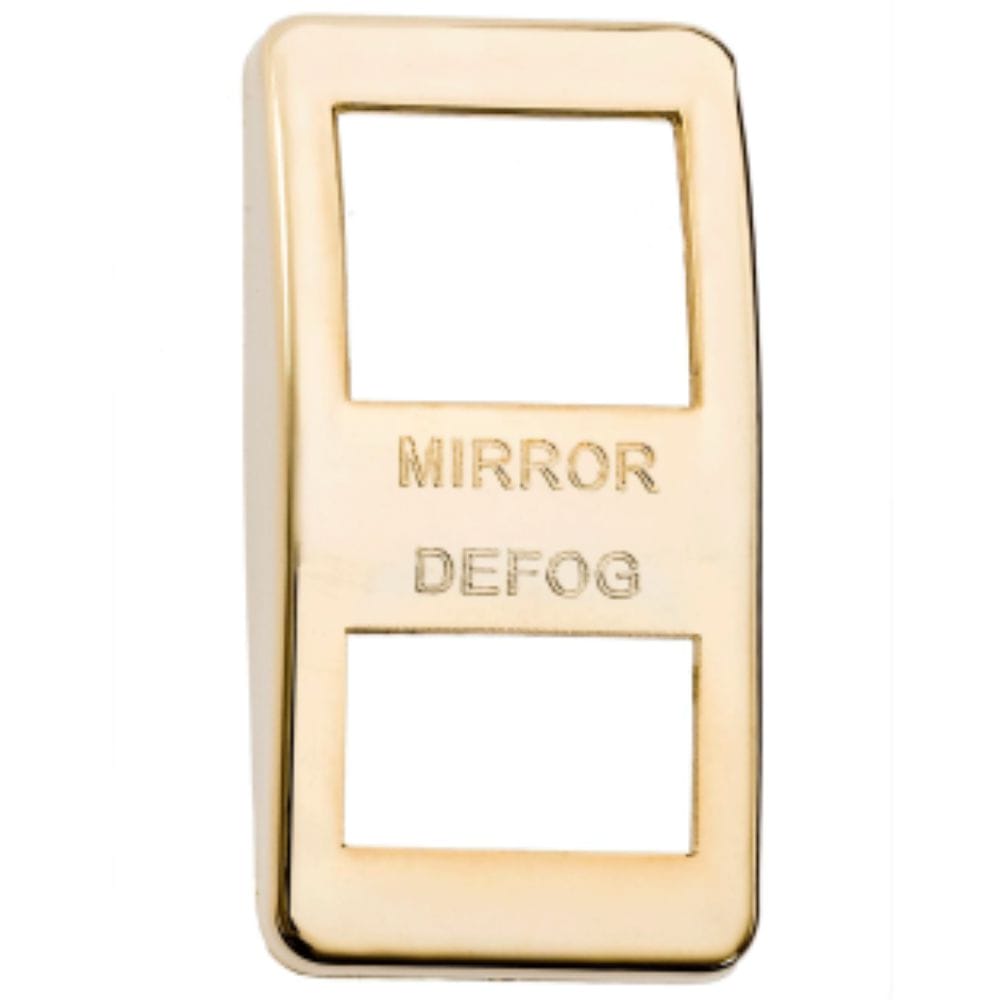 Switch Cover Gold Mirror Defog
