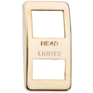 Switch Cover Gold Headlights