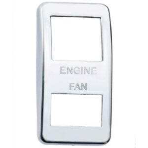 Switch Cover Chrome Engine Fan