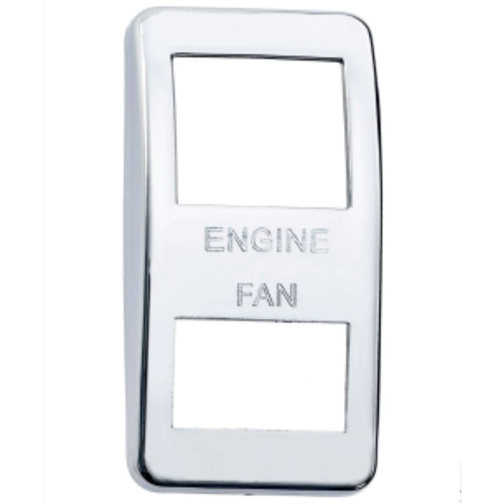 Switch Cover Chrome Engine Fan