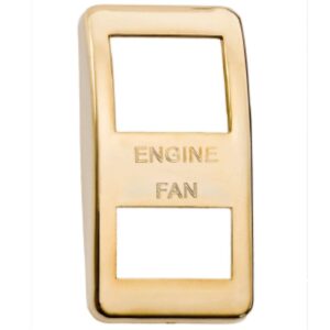 Switch Cover Gold Engine Fan