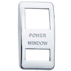 Switch Cover Chrome Power Window