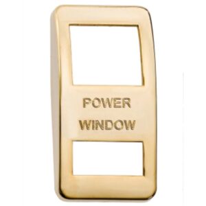 Switch Cover Gold Power Window