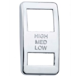 Switch Cover Chrome Engine Brake Hi/Medium/Low