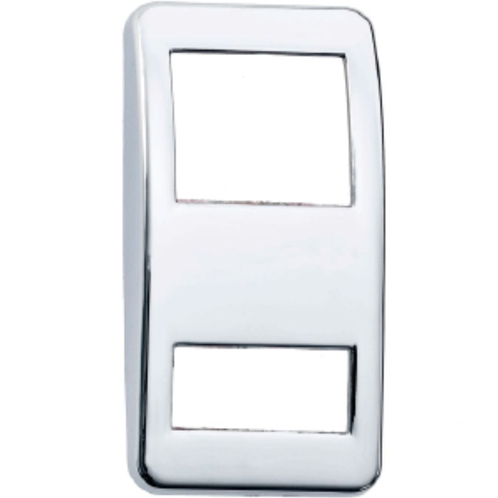 Switch Cover Chrome Plain Small Hole Bottom