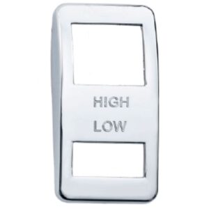 Switch Cover Chrome Wiper Hi/Low