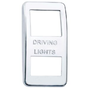 Switch Cover Chrome Driving Lights
