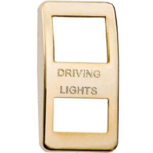 Switch Cover Gold Driving Lights