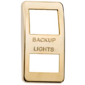 Switch Cover Gold Back Up Lights