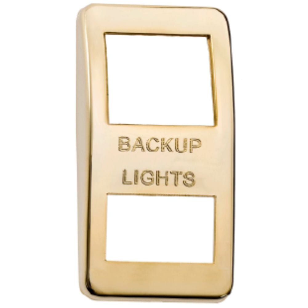 Switch Cover Gold Back Up Lights