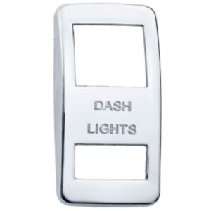 Switch Cover Chrome Dash Light