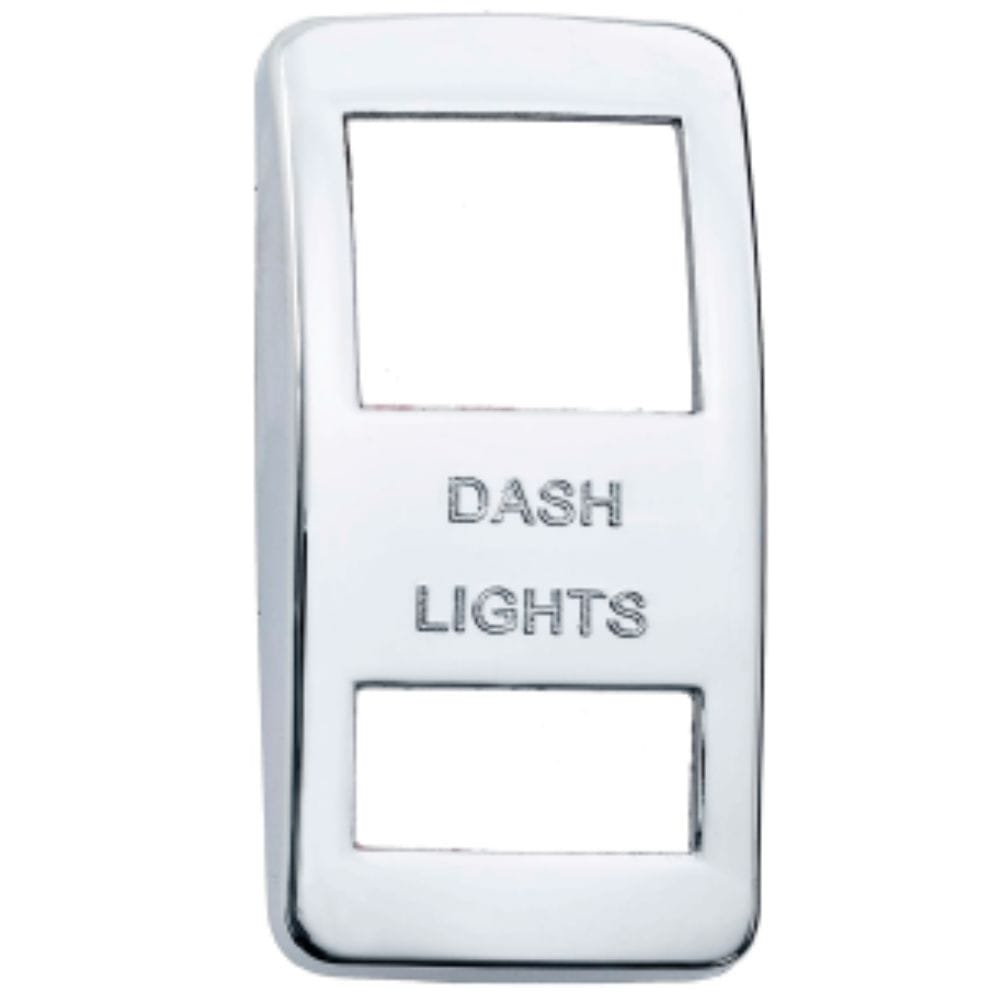 Switch Cover Chrome Dash Light