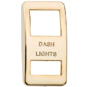 Switch Cover Gold Dash Light