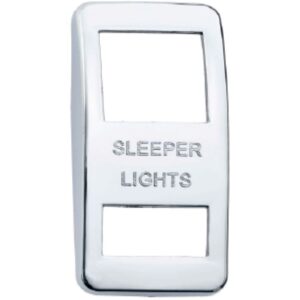 Switch Cover Chrome Sleeper Light