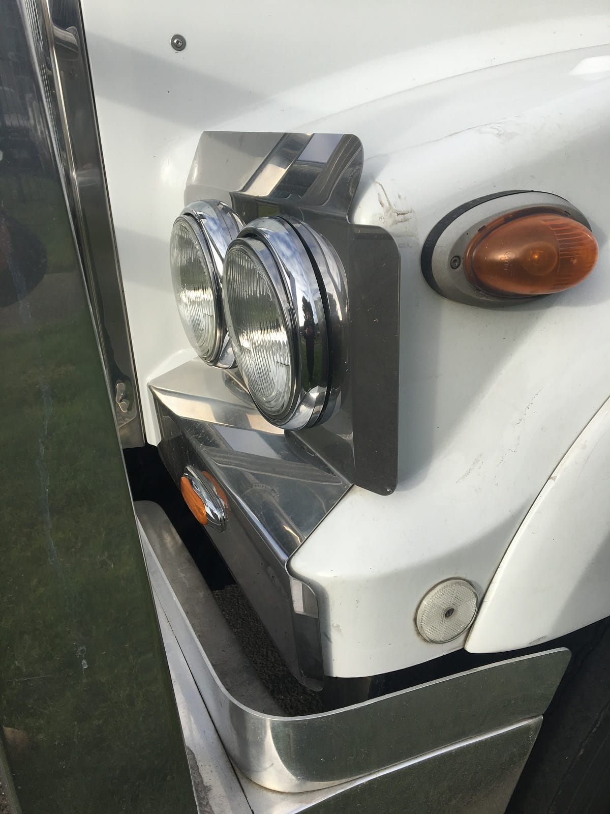 Stainless Steel Headlight Backings Long Pair To Suit Western Star 4900 2008 Onward