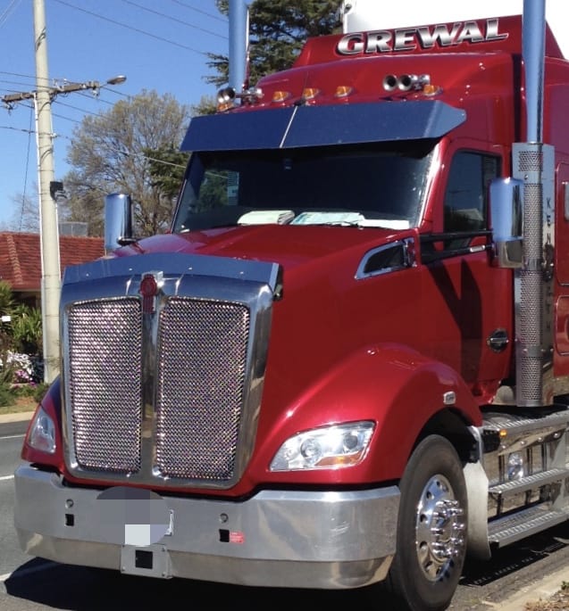 Stainless Steel Sun Visor 14 Inch Boltless To Suit Kenworth T360/T410/T410 SAR/T610/T610 SAR