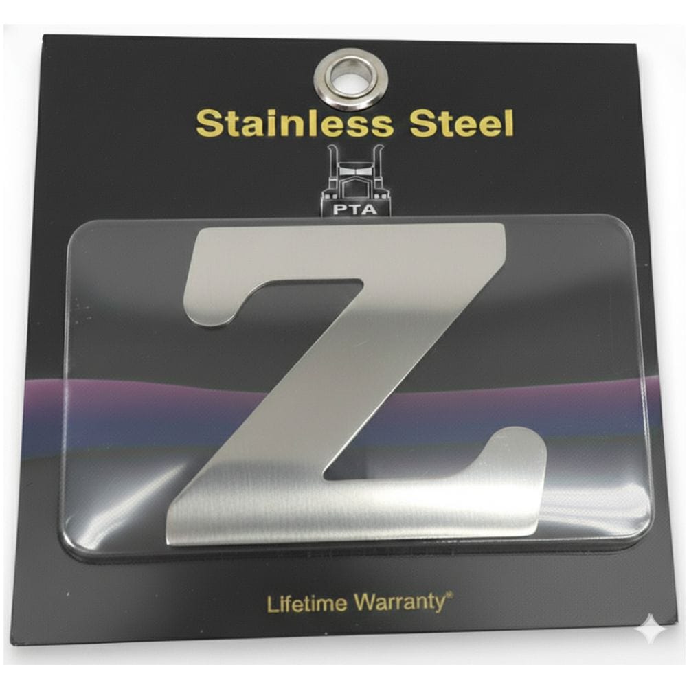 Stainless Steel Letter Z