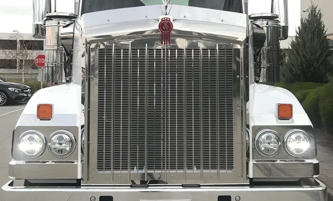Stainless Steel Headlight Backings To Suit Kenworth T610 SAR