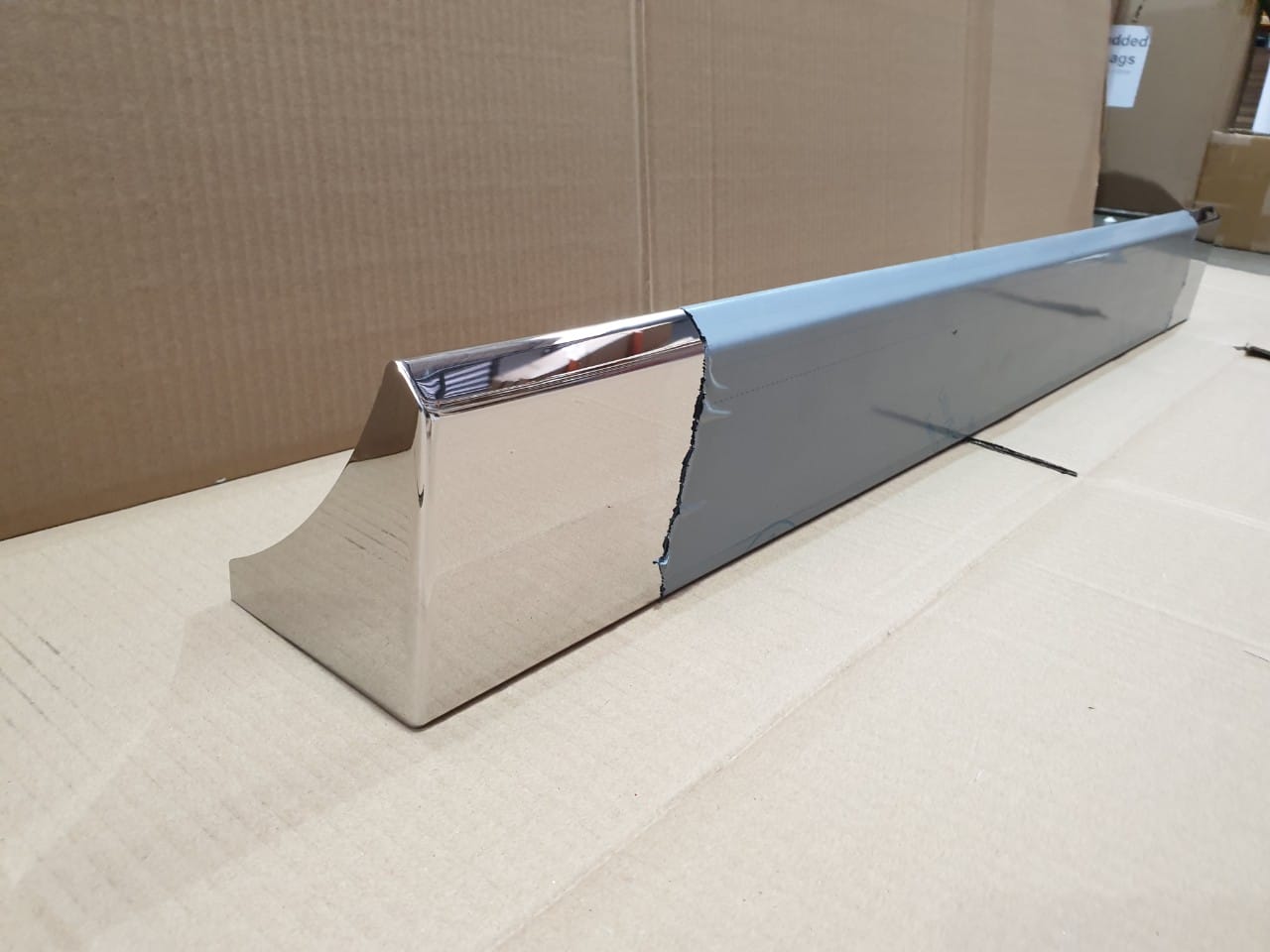 Stainless Steel Tank Skirt 980MM Single To Suit Scania