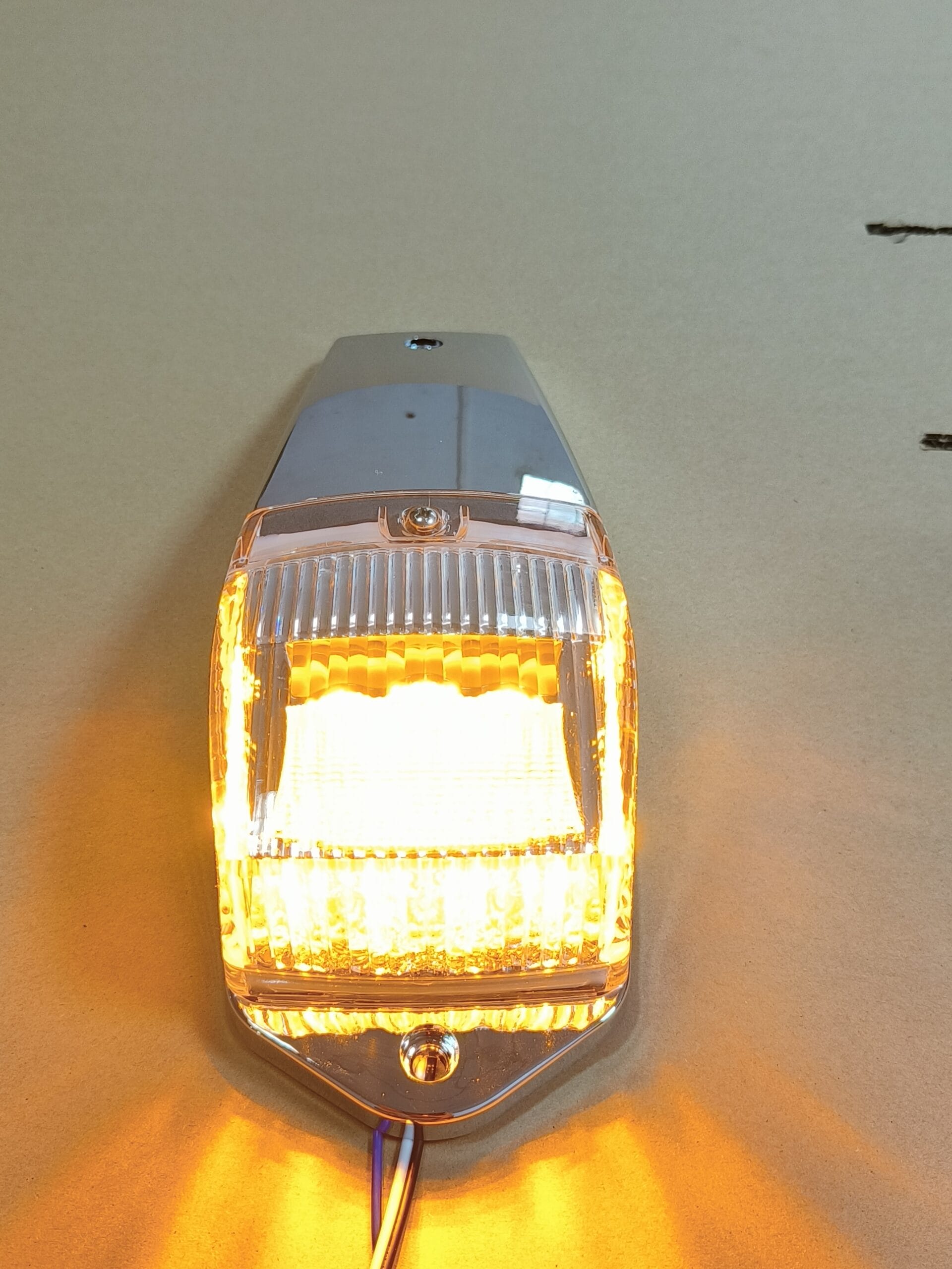 LED Multi Volt Cab Roof Light Clear/Amber/Blue – image 3