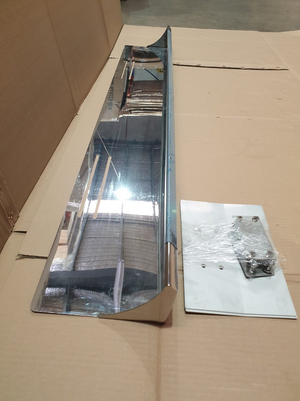 Stainless Steel Tank Skirt D Shape 1332mm To Suit Mack/Volvo