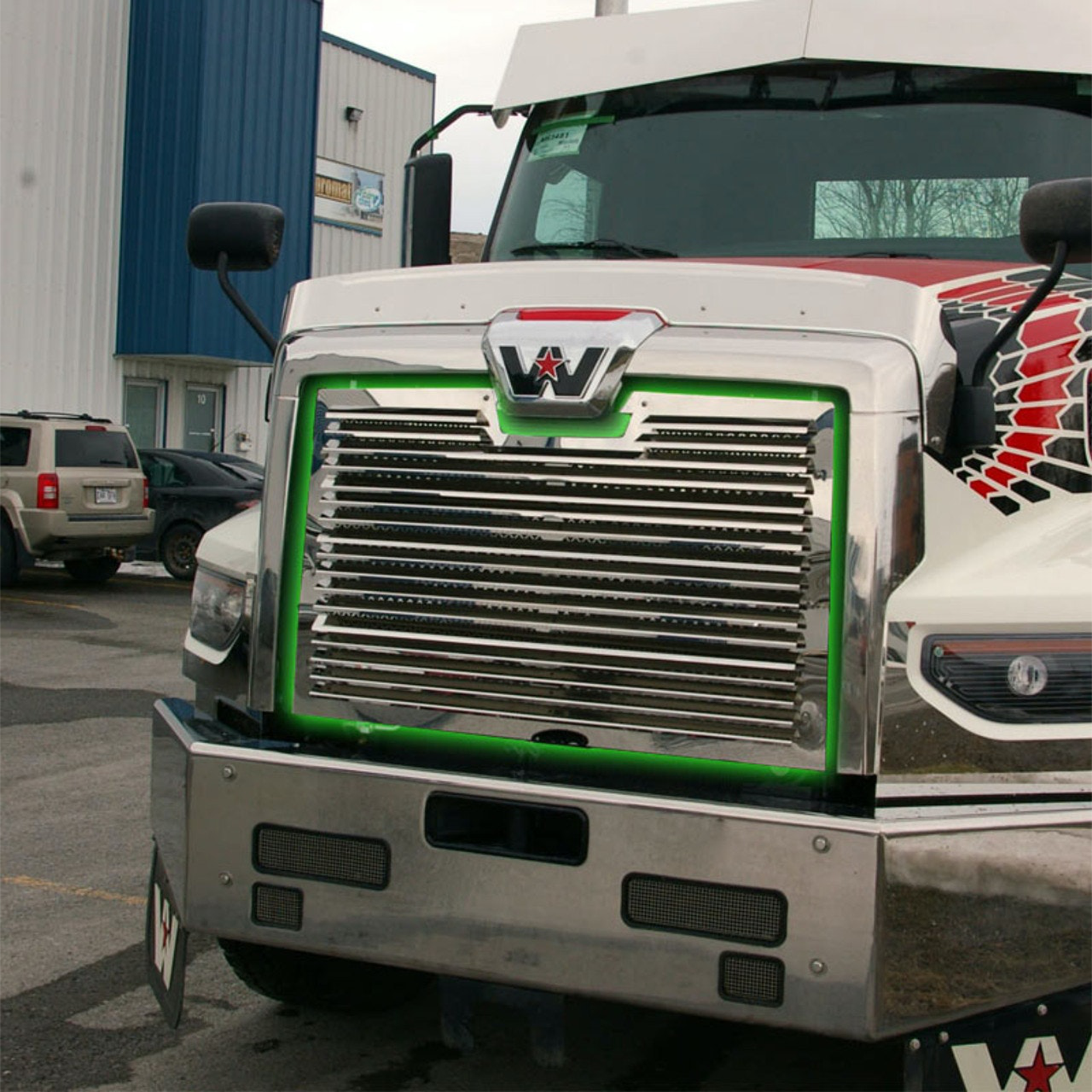 Stainless Steel Louvre Front Grill To Suit Western Star 49X (2021+)