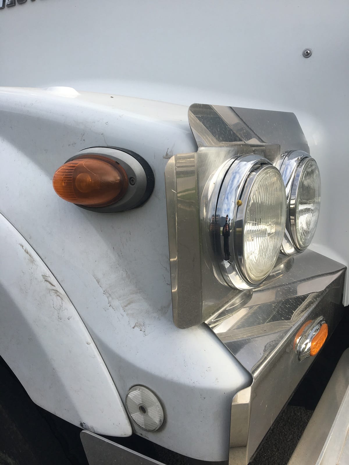 Stainless Steel Headlight Backings Long Pair To Suit Western Star 4900 2008 Onward