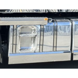 Kenworth Tank Skirt square 640mm single stainless steel