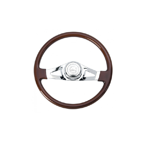 Steering Wheel 2 Spoke Straight Chrome