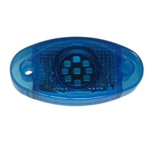 LED Multi Volt Blue Oval Marker