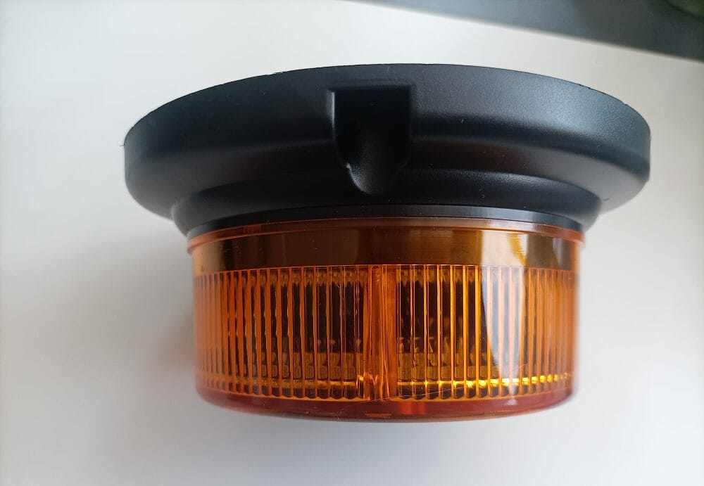 LED Multi Volt Amber Magnetic Flashing Light