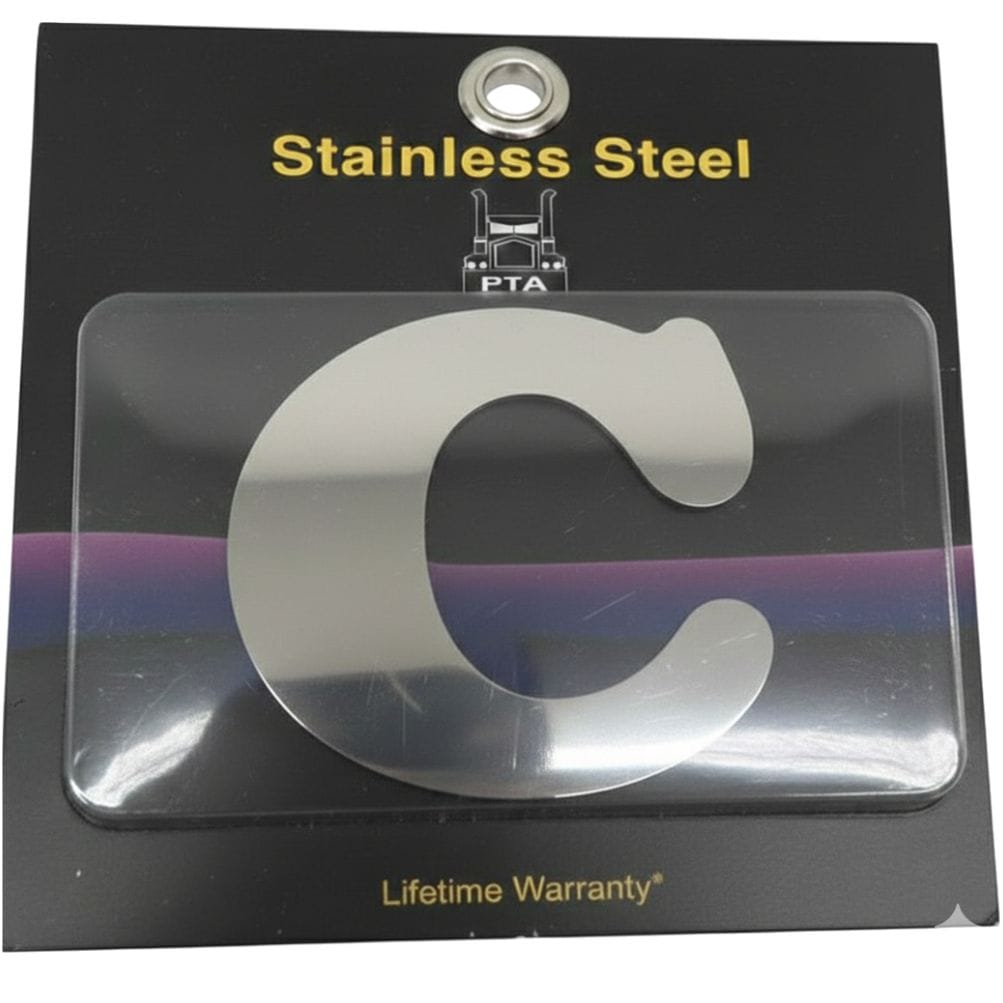 Stainless Steel Letter C